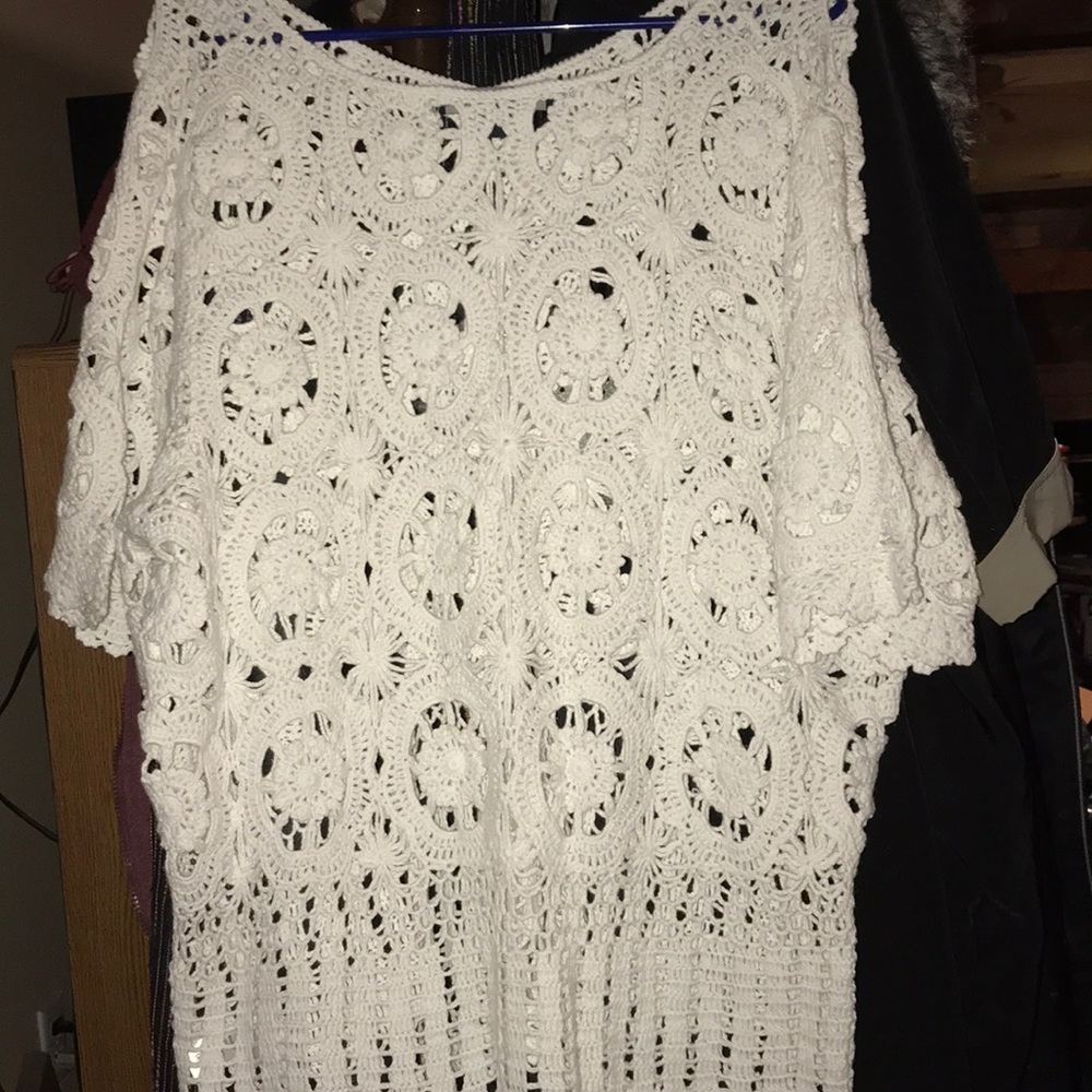 Crochet coverlet